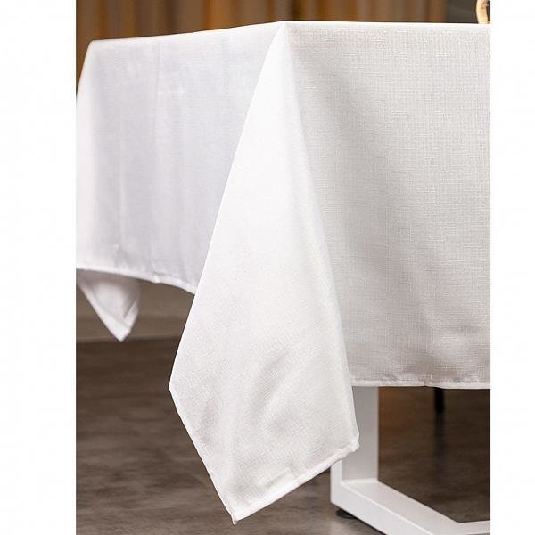 Toalha de Mesa Versatile Elinor Branco 150cm x 150cm