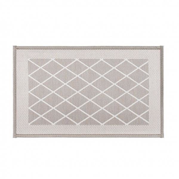  Tapete Sense Textile Jacquard 45cm x 75cm Grid Natural