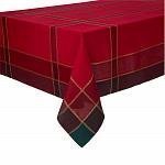 Toalha de Mesa Unite Xadrez Vermelho 180cm x 270cm