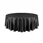 Toalha de Mesa Decor Shantung  Preto