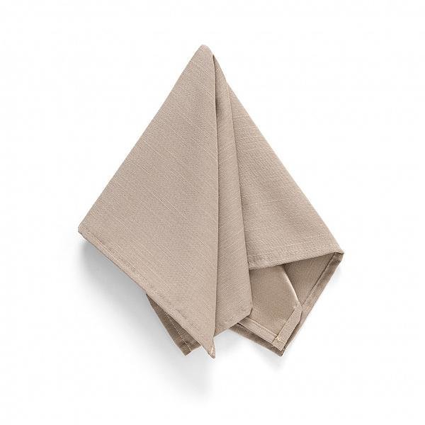 Guardanapo Decor Shantung 43cm x 43cm Taupe