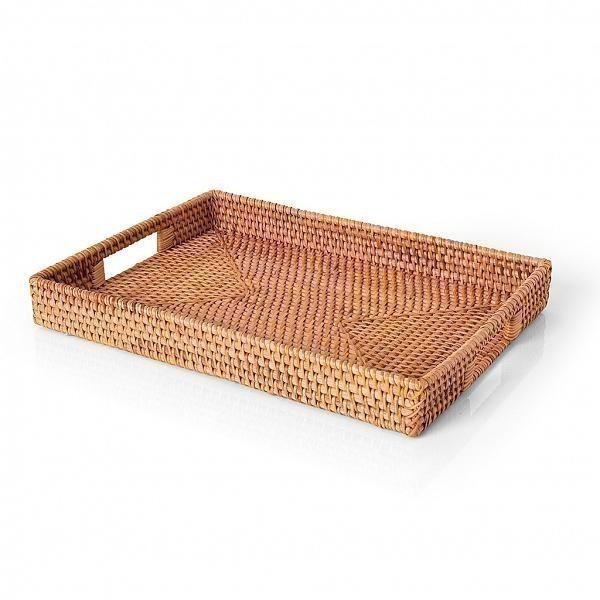 Bandeja Retangular Rattan Kerry 40cm x 30cm