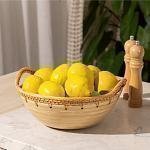  Bowl Duo Rattan Com Alça 31cm