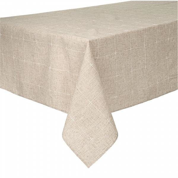 Toalha de Mesa Unite Sirius Natural 220cm x 220cm