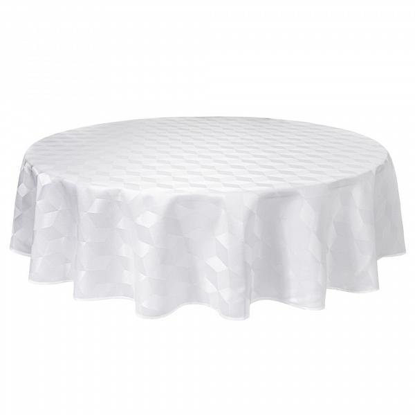 Toalha de Mesa Versatile Aretha Branco Circular 180cm