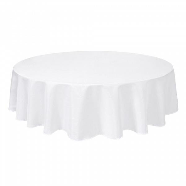 Toalha de Mesa Versatile Leah Silver Circular 180cm