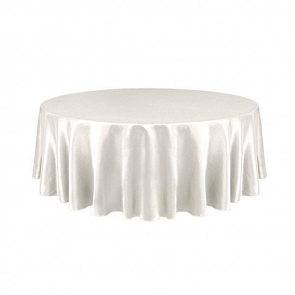 Toalha de Mesa Decor Shantung Off-white