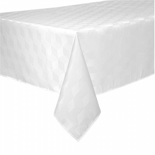 Toalha de Mesa Versatile Aretha Branco 160cm x 220cm