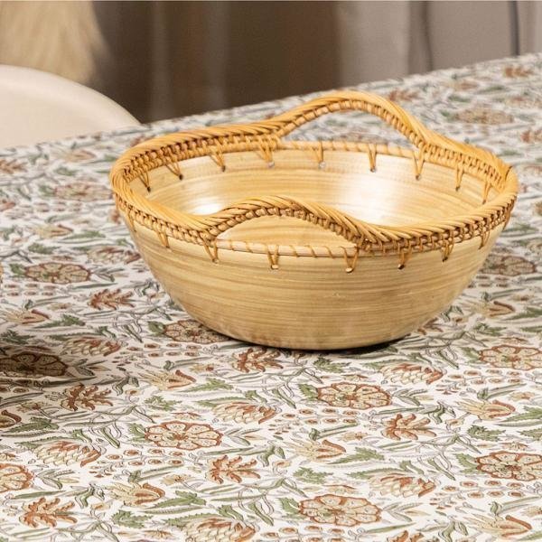  Bowl Duo Rattan Com Alça 31cm