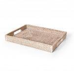 Bandeja Retangular Rattan Upma 40cm x 30cm