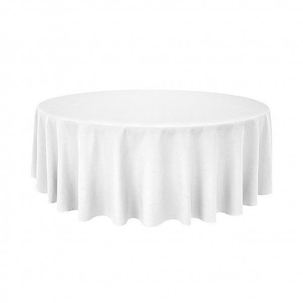 Toalha de Mesa Decor Shantung  Branco