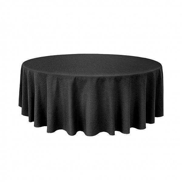 Toalha de Mesa Decor Shantung  Preto