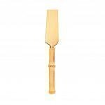 Conjunto de Facas de Queijo 3 Pecas Garbo Bamboo Natural Dourado