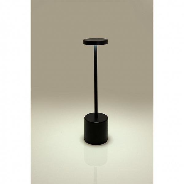 Luminária de Mesa Ártico Tátil Regulável Preto