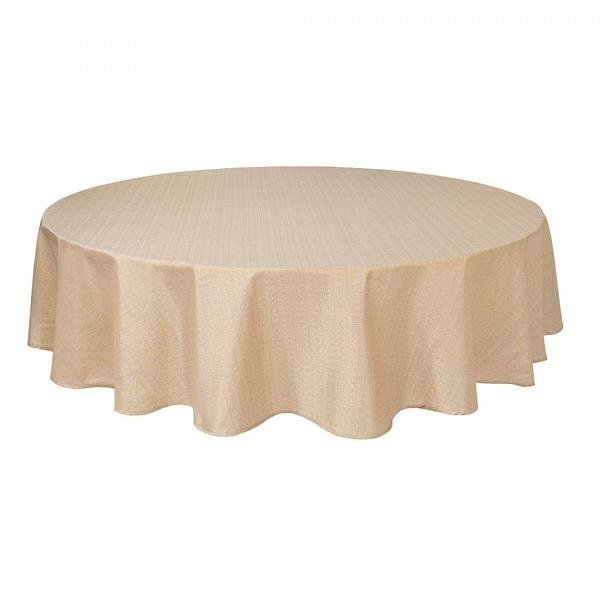 Toalha de Mesa Versatile Leah Gold Circular 180cm